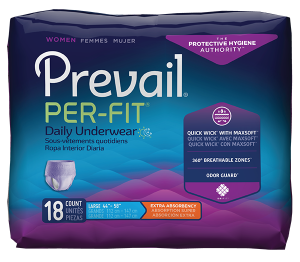 Ships Free] Prevail Per-Fit Daily Underwear (Unisex) - Med. Lg. XL