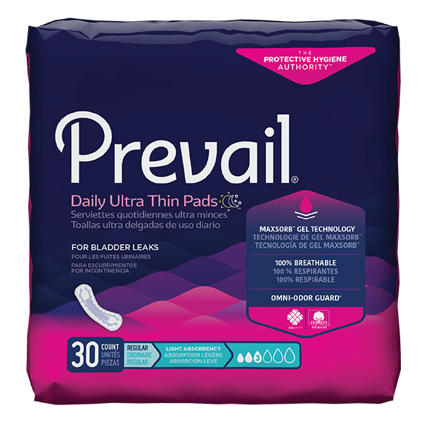 Female Adult Absorbent Underwear Prevail Daily Underwear Pull On with Tear  Away Seams Small Disposable Heavy Absorbency PWC-511 Case/88