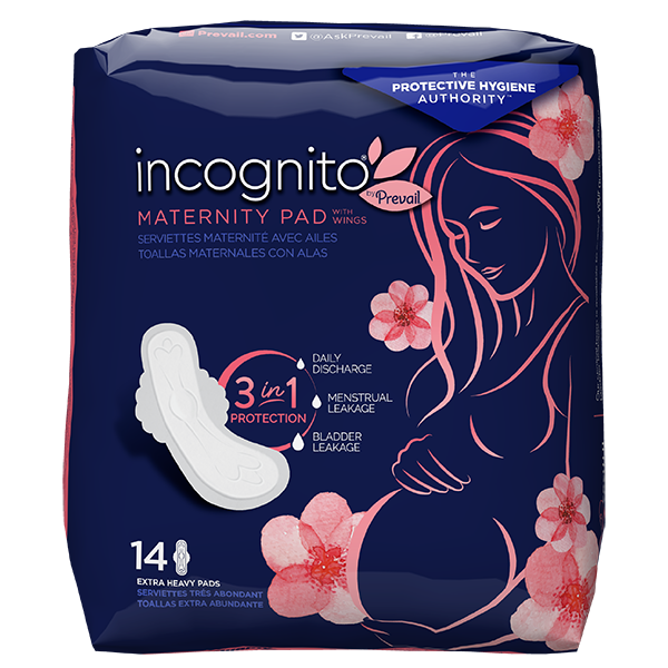 Maternity and Postpartum Pads, Incognito by Prevail